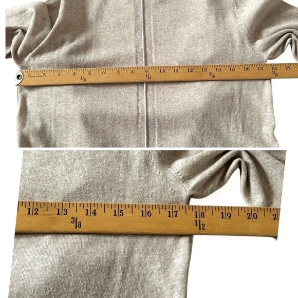 Brochu Walker Linen Blend Open Front Duster Cardigan, Size XS - Picture 10 of 12